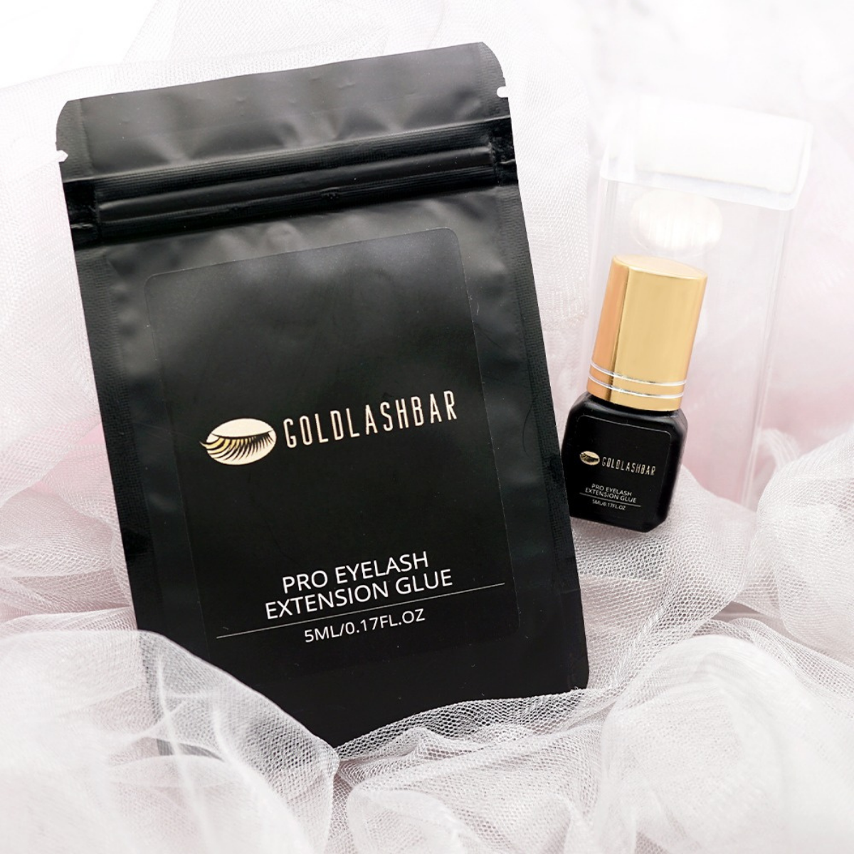 Eyelash Extension Glue | Best Eyelash Glue | Goldlashbar