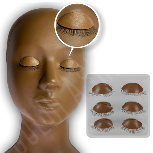 Eyelash Extension Training Mannequin Head | Goldlashbar