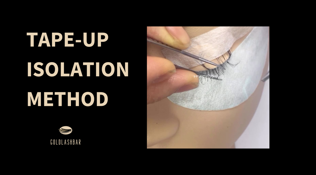 Mastering the Tape-Up Isolation Method in Lash Extensions