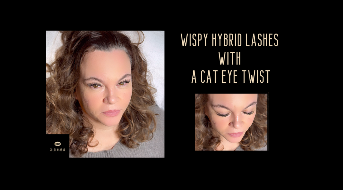 Wispy Hybrid Lashes with a Cat Eye Twist: Perfecting the Art of Lash Design