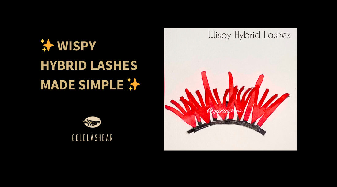 Mastering Wispy Hybrid Lashes: Simplicity Meets Elegance