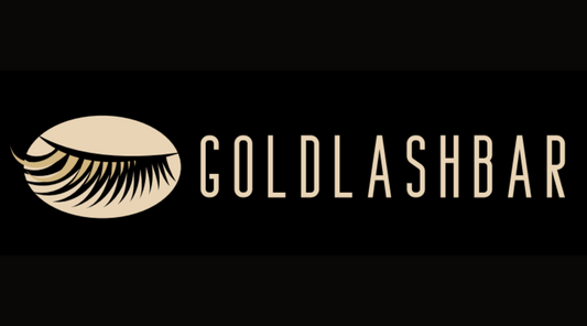 New Black Goldlashbar Logo