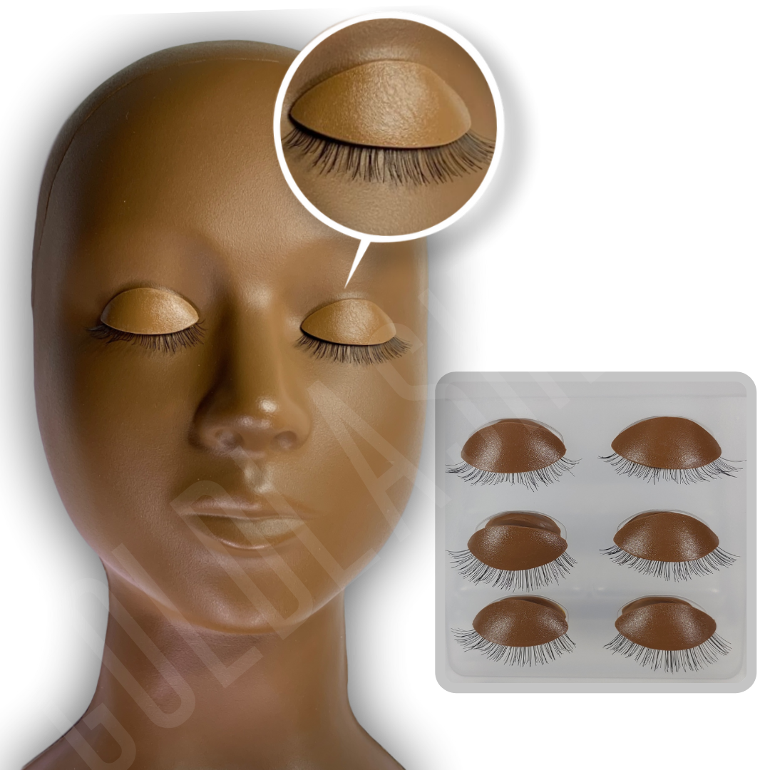 Eyelash Extension Training Mannequin Head | Goldlashbar