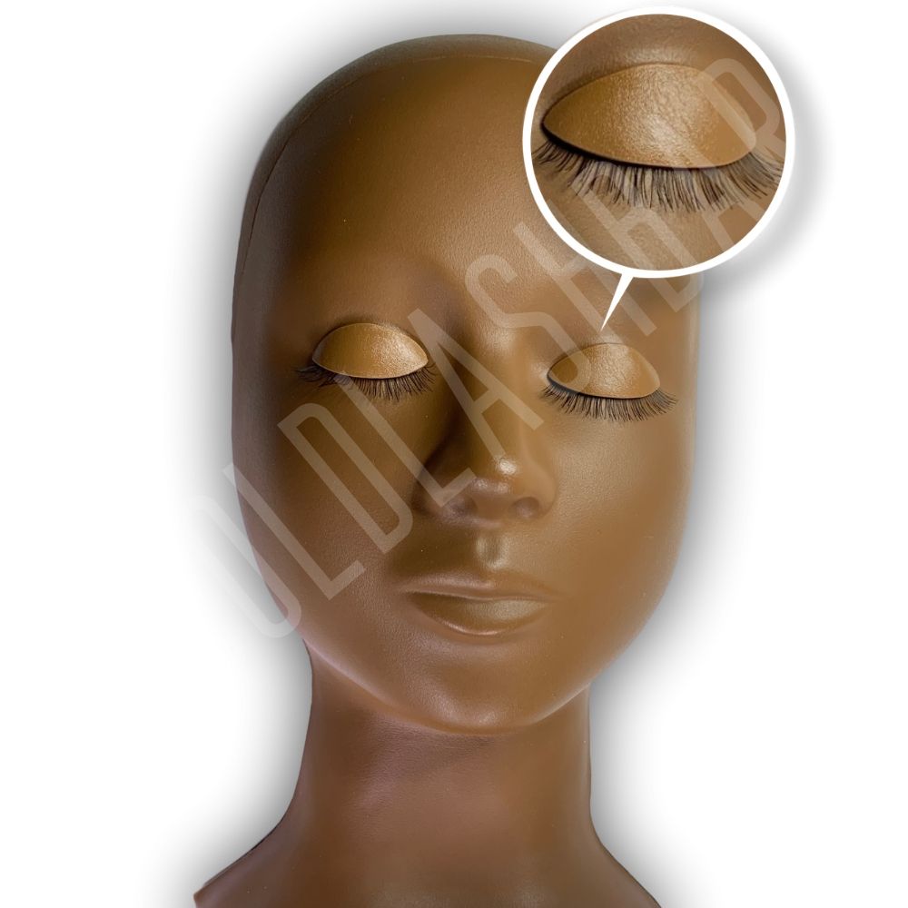 Eyelash Extension Training Mannequin Head | Goldlashbar