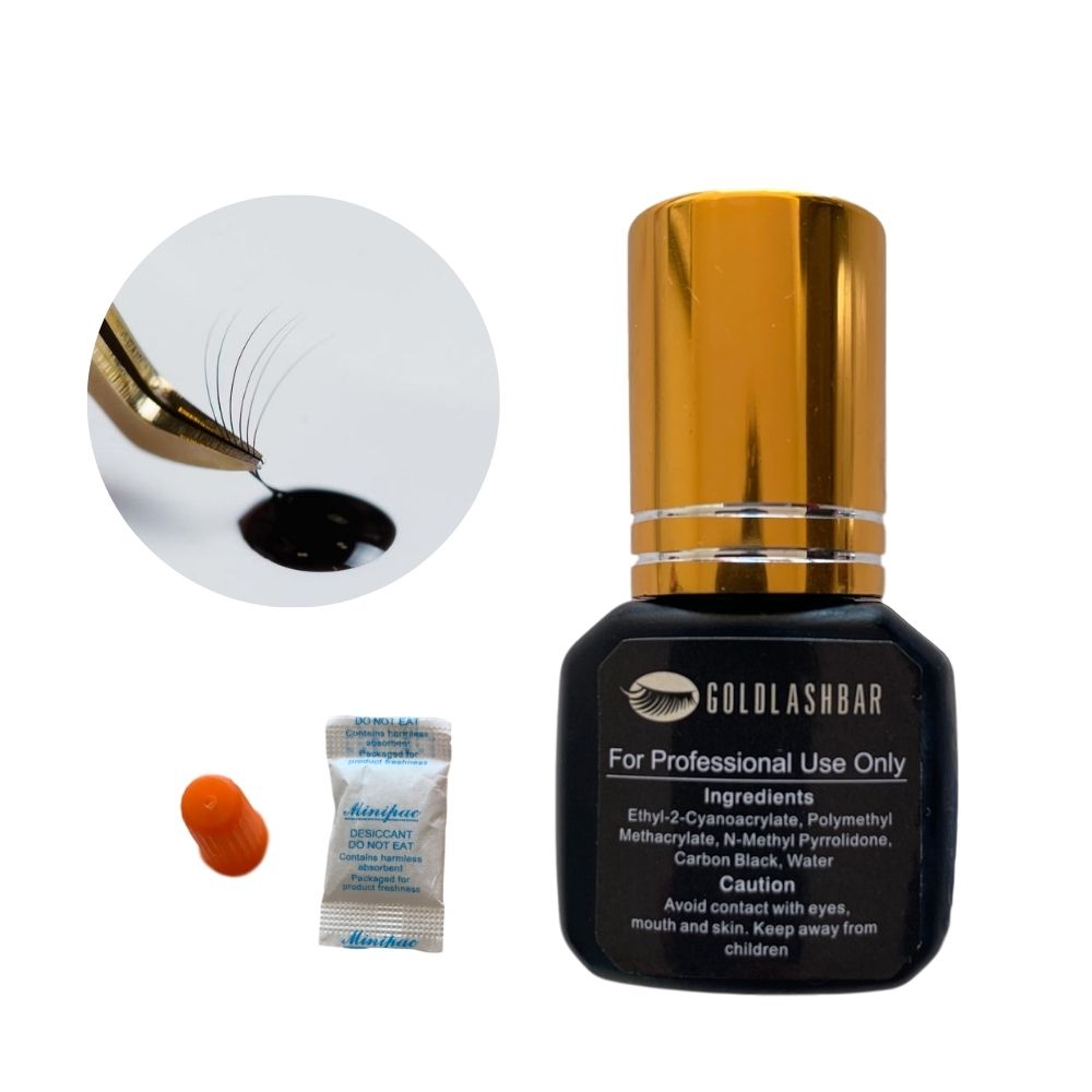 Eyelash Extension Glue | Best Eyelash Glue | Goldlashbar